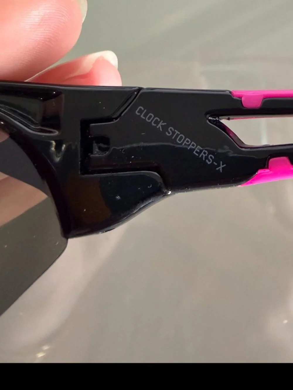 Torege Kids Sport Sunglasses Pink Black Wraparound w/ Hard Case